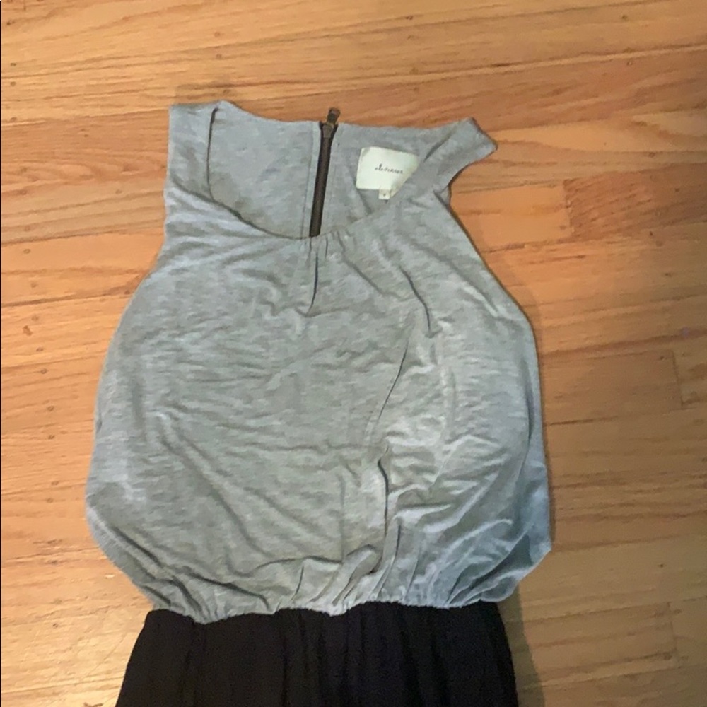 Elevenses black and grey long romper